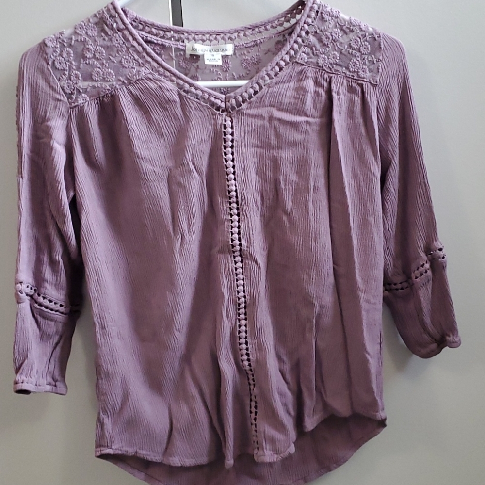 Purple Lace Blouse